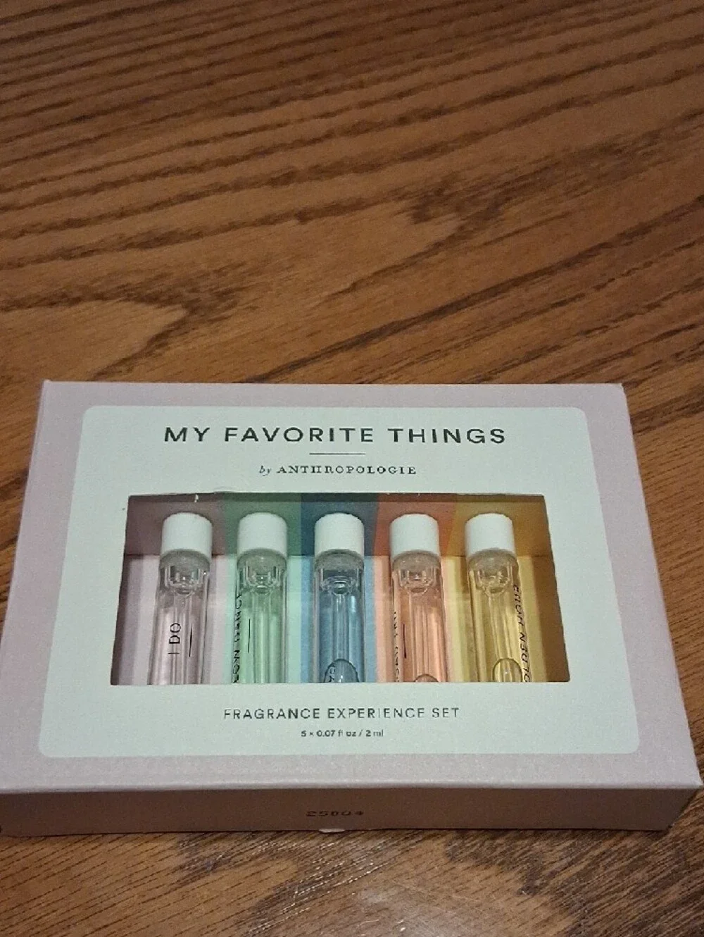 Anthropologie Pastel Mini Fragrance Set - Pink, Green, Blue, Peach, Yellow - Picture 5 of 5